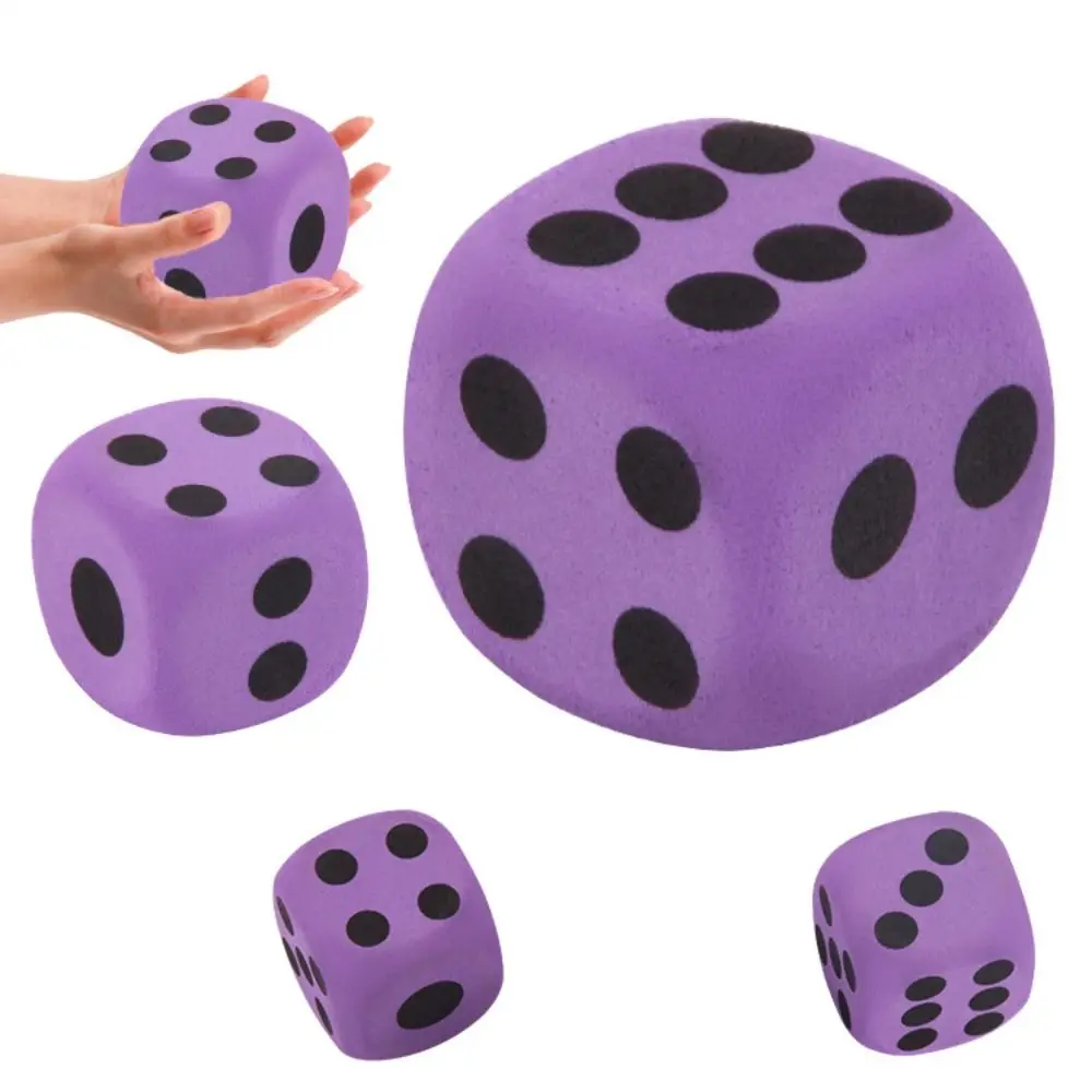 

Soft Foam Dot Dice Finger Training Cognitive Elastic Solid Dotted 3.8cm Dot Dices Sponge 3.8cm Sponge Solid Dice Girls