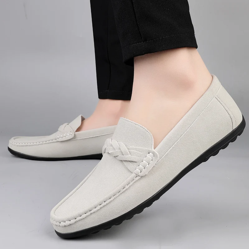楽ちんワンペダル、ドゥドゥシューズ、デイリービジネスシューズ、ファッショナブルな定番、高品質カジュアルビジネスローファー