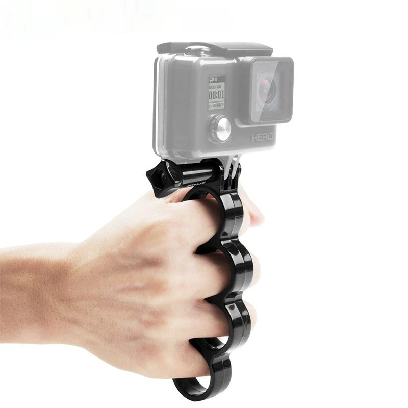 

Selfie Bracket Finger Grip Ring ABS Handheld Camera Selfie Accessory Black Camera Mount Accessories For GoPro Hero 6 7 5 4 3