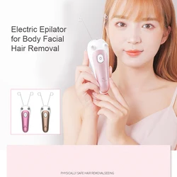 Elektrischer Epilierer für Gesichts haaren tfernung Epilierer Frauen Haarentferner Gesicht Ent fechter für Wangen Augenbrauen DIY Make-up Beauty-Tool