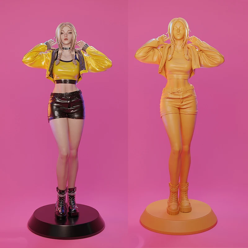 23CM Original Character 6679 Zhu Yunge 3D Print Model Kit Unassembled Unpainted Custom Jigsaw Puzzle GK Figure