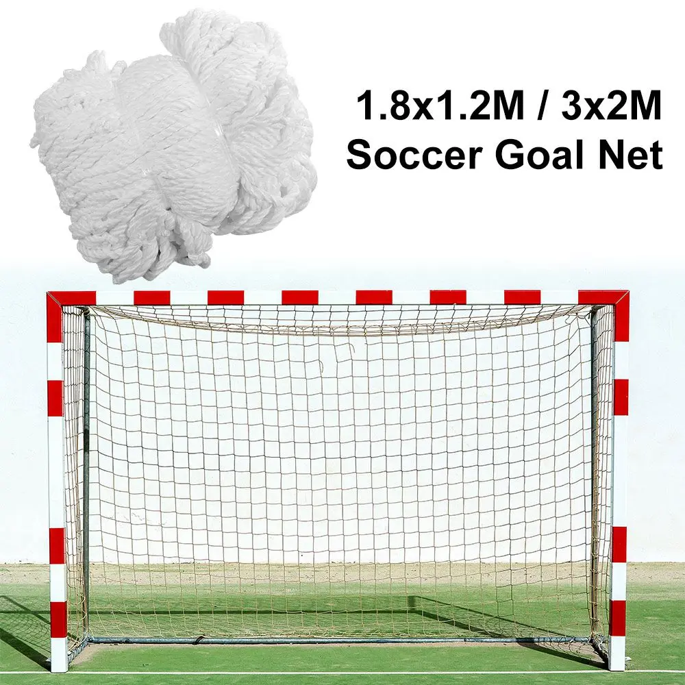 

Training Replacement Football Net Polypropylene Mesh Full Size Soccer Goal Net Easy Setup Durable Junior Sports Practice Net