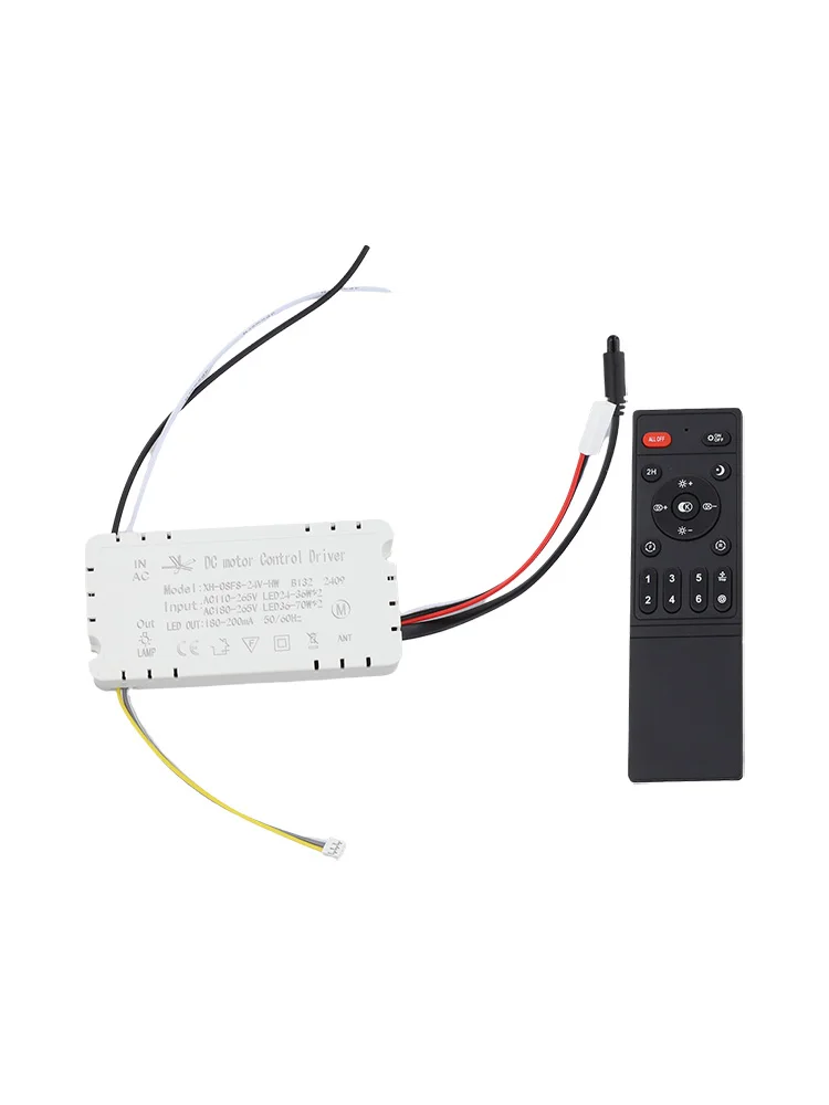 Dimming Receiver 6-Speed Remote Controller Ambiance Lighting Model With Air Guide Easy Reset Adjustable Speed Settings