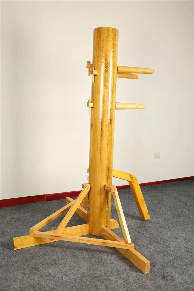 Dummies wholesale/Retails Foshan Triangle frame Wing Chun Kung fu Wooden