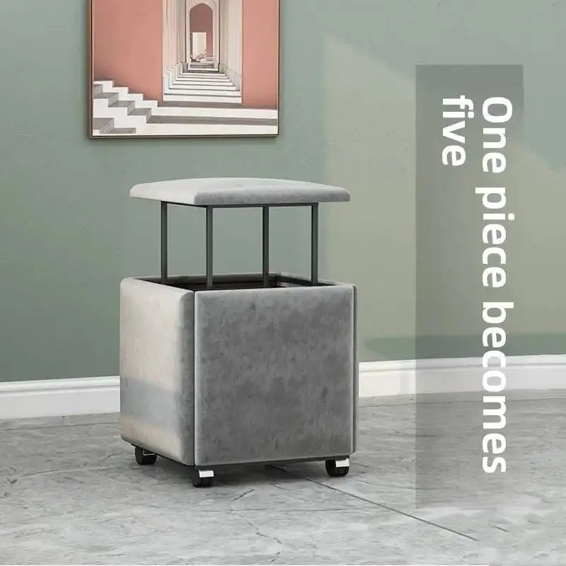 Creative Small Stool Five-in-one Household Sofa Stool Combination Shoe Replacement Stool Living Room Furniture