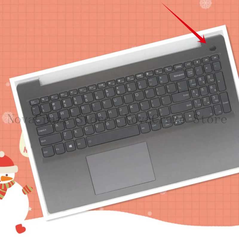 

5CB1B65660 НОВИНКА ДЛЯ IdeaPad 3-15ADA6 3-15ALC6 3-15ITL6 Подставка для рук с клавиатурой с подсветкой | Серый | 5CB1B69154