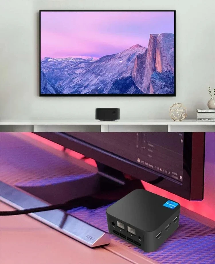 T9 Plus Intel Twin Lake N150 Mini PC Windows 11 Pro LPDDR5 8GB