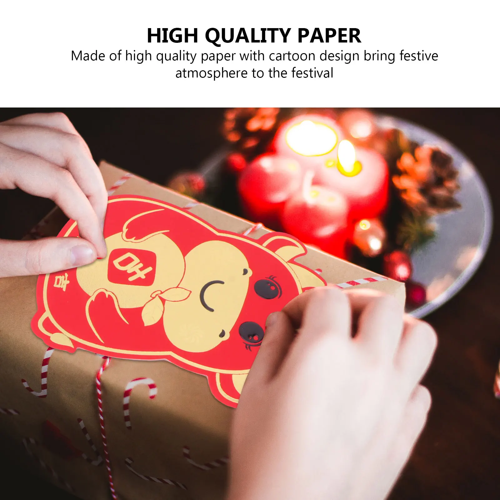 

12 Pcs Ox Year Red Envelopes Cartoon Money Packet Chinese Style Colorful Festival Supplies 2021 New Year Gifts