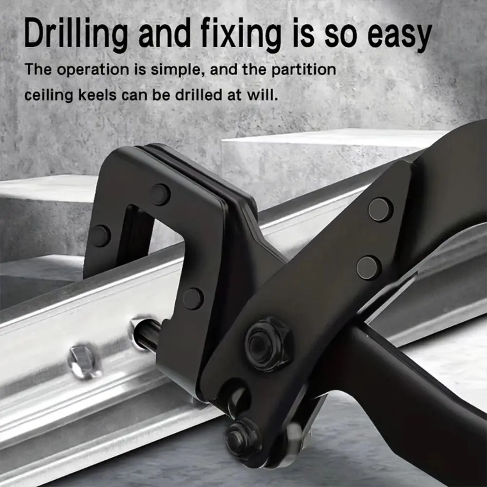 سبائك الصلب عارضة كماشة المهنية عارضة المشبك برشام خالية كماشة توفير العمالة واحدة اليد اللكم كماشة السقف