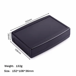 108x152x36mm Diy Electronic Housing Instrument Project Wire Connectors Desktop Box ABS Plastic Project Case Plastic Enclosure
