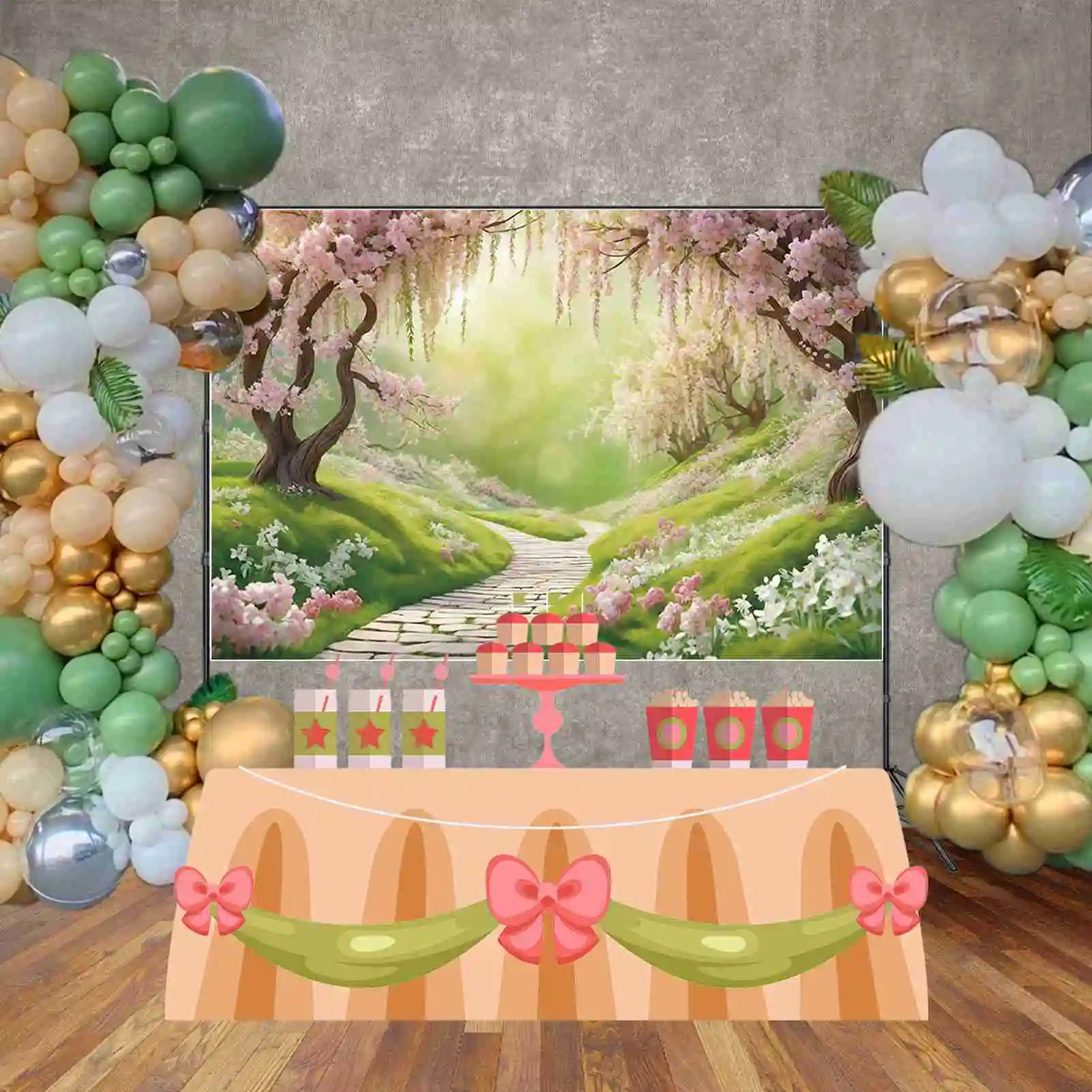 MOON.QG 2025 Christmas Backdrop Photography Window Xmas Tree New Year Photocall Background Children Studio Photocall Accessories