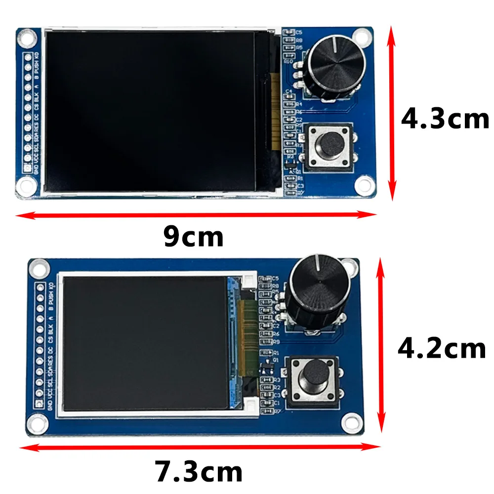 Display TFT com módulo de combinação de codificador rotativo EC11 interface SPI display LCD 0,96 polegadas 1,3 polegadas 1,8 polegadas 2,4 polegadas