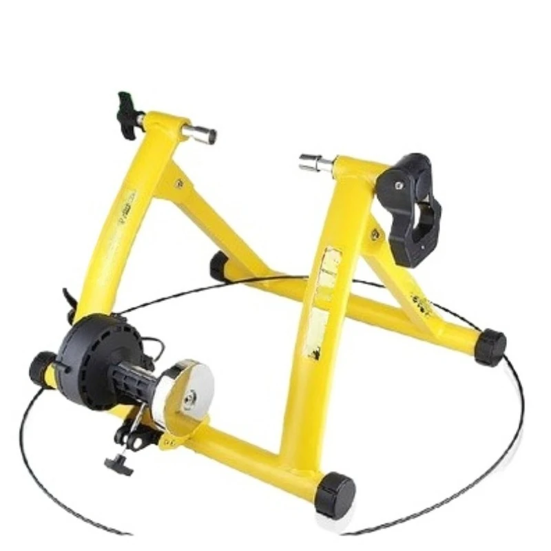 Magnetic Bike Trainer Portable Foldable Indoor Cycling Stand for Road & Mountain Bike Training