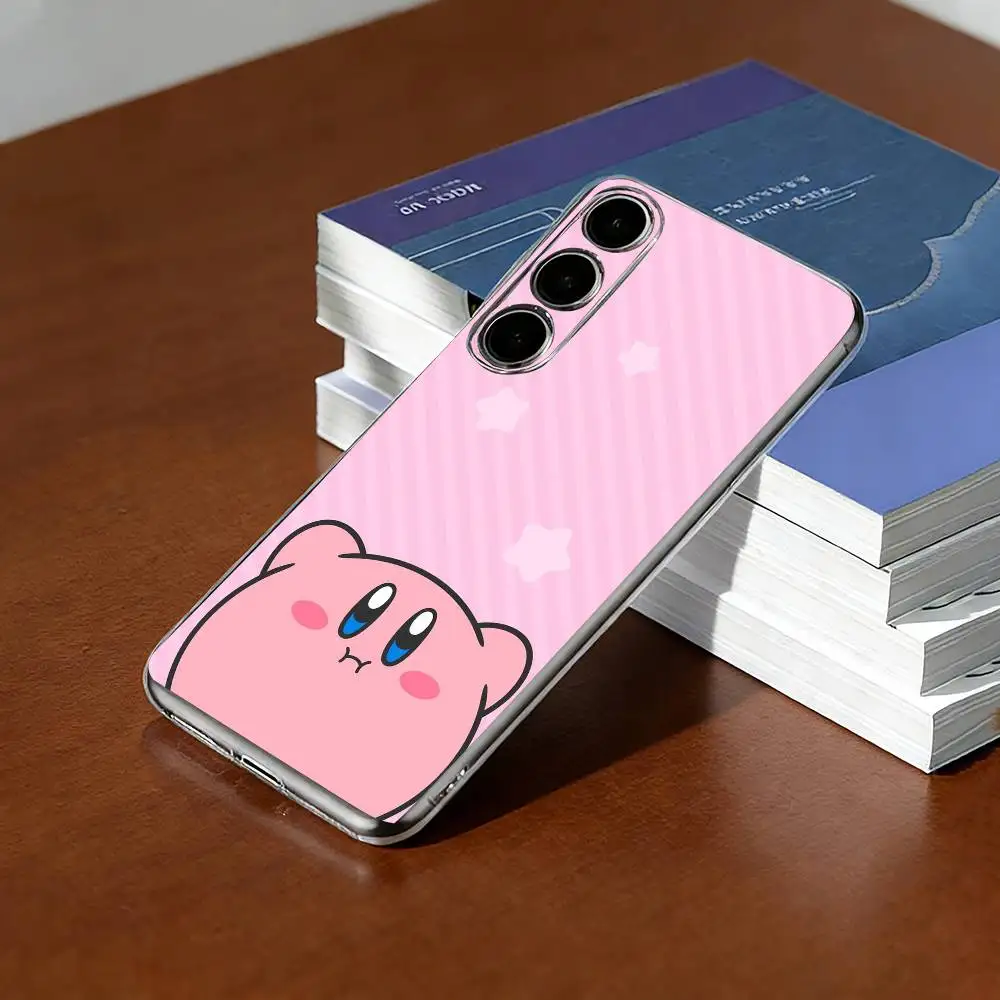 Cartoons Pink k-Kirbys-KK  Phone Case For SamsungA10,12,20,21S,30,31,40,50,51,52,70,71 Transparent Cover