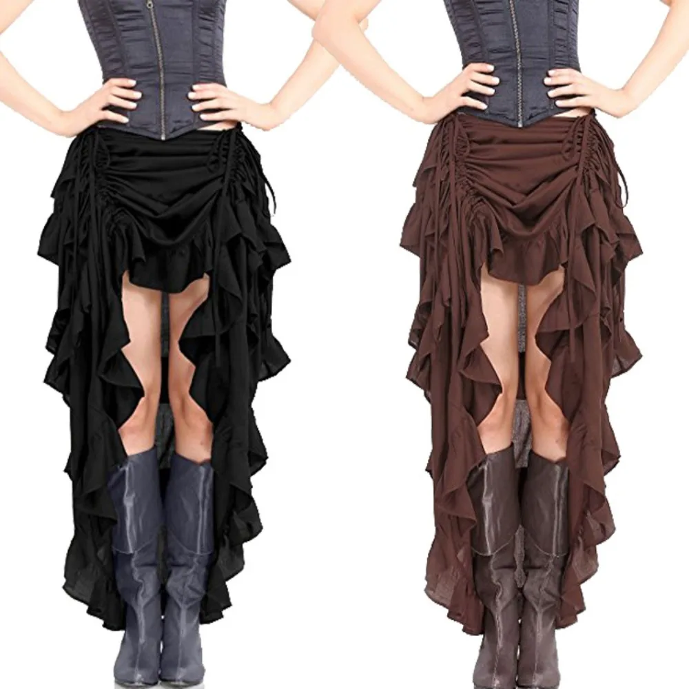 Halloween Pirate Skirt Stage Performance Dance Skirt New Female Modern Dance Hip-hop Street Dance Performance Costume