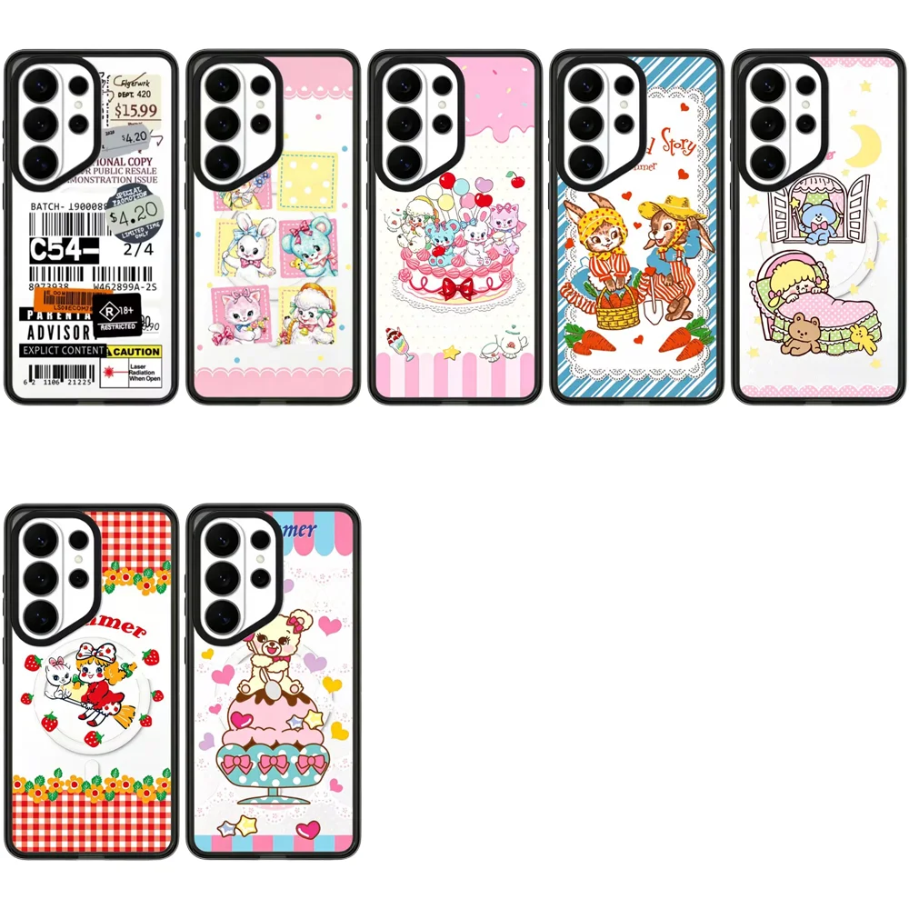 6071732 Acrylic Case for Samsung Galaxy S26 S25 S24 S23 Ultra S26U S24+ S25+ S26 Plus Protective Case