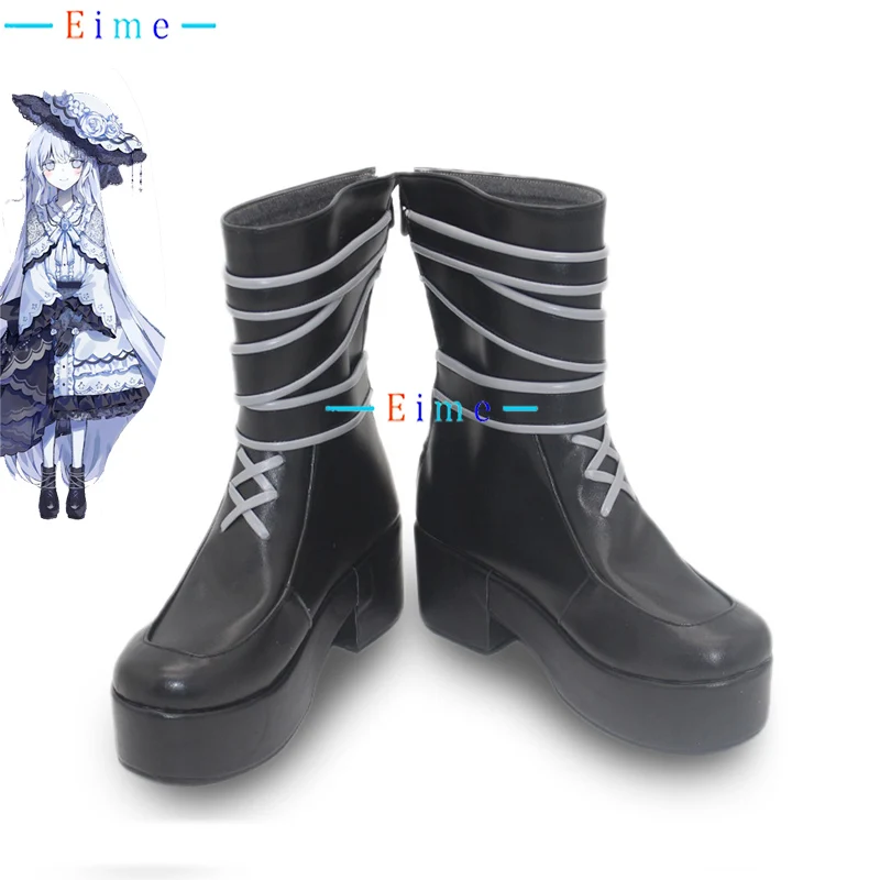 

Tsukishiro Yuki‌ Cosplay Shoes PU Shoes Halloween Carnival Boots Magical Girl Witch Trial Accessories Cosplay Props Custom Made