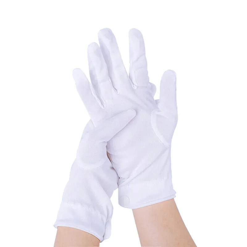 Luvas de proteção solar para homens e mulheres, luvas elásticas curtas, algodão fino, monocromático, protetor solar, preto, branco, moda verão