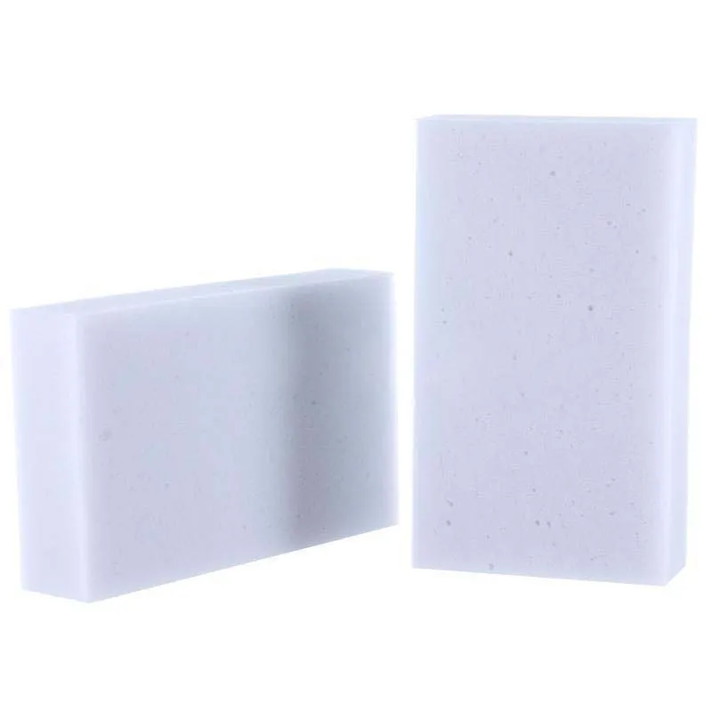 2025 Trend100pcs Eraser Melamine Foam Cleaner Magic Sponge Multi-Functional Soft White