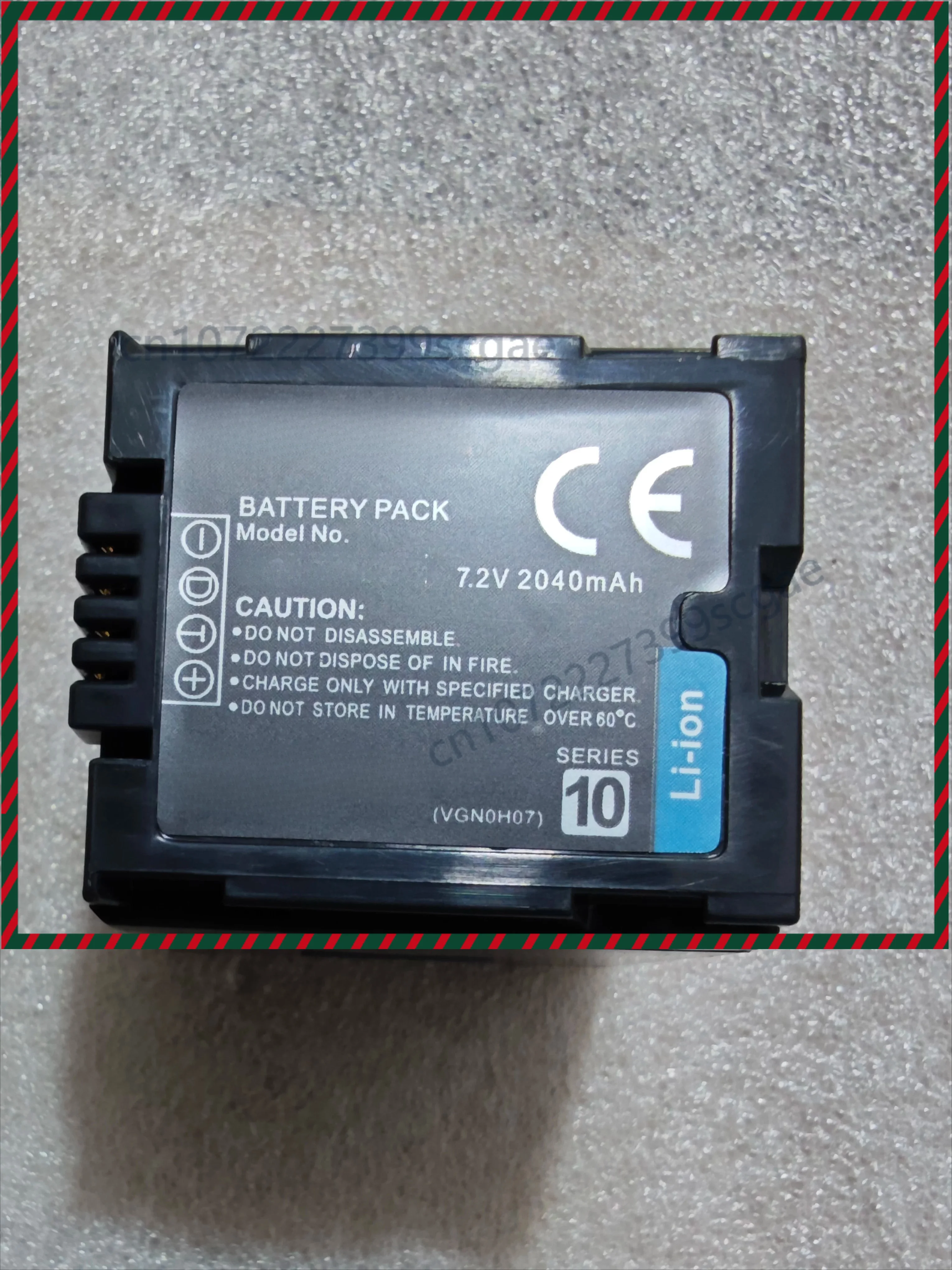 2pcs VSK0650 Replacement Battery Compatible For Panasonic VSK0631 VSK0651 PV-DAC14D DU21 DU07 DU14