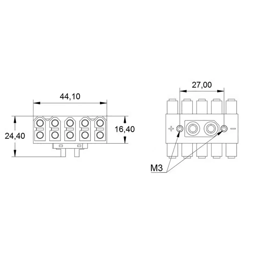 Distribution Module Power Hub Compatible XT60 female TL60-10 Current Resistance Can Reach 200A RC FPV Parts