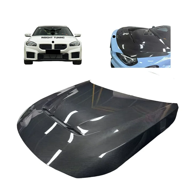 

Dry Carbon Fiber Hood Suitable for B M2 G87 Upgrade to Alpha Facelift N Design Bonnet