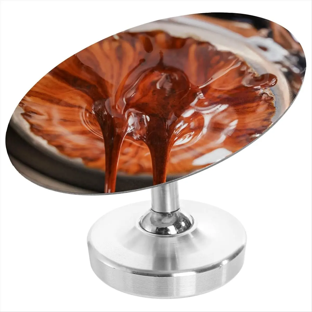 AA96 Espresso Shot Mirror for Bottomless Portafilters, Stainless Steel Coffee Extraction Reflective Observation Mirror