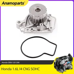 Engine Water Pump Fit 1.6 L For Honda Civic EX HX CX DX LX VP Civic Civic del Sol 1.6L L4 GAS SOHC 1996-2000 OEM 1351390