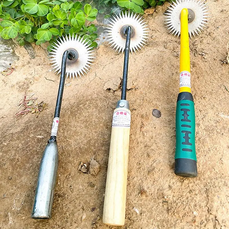 

Gardening Hoe Weeding Tool Root Pulling Sunflower Weeding Handheld Rake Loosening Soil Puller Mangane Steel Weeding Removal Tool