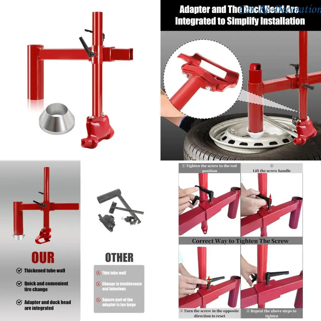 

R58D Upgrades Tire Removal Adapters Set with Upgraded Duck Head for Smooth Rotation