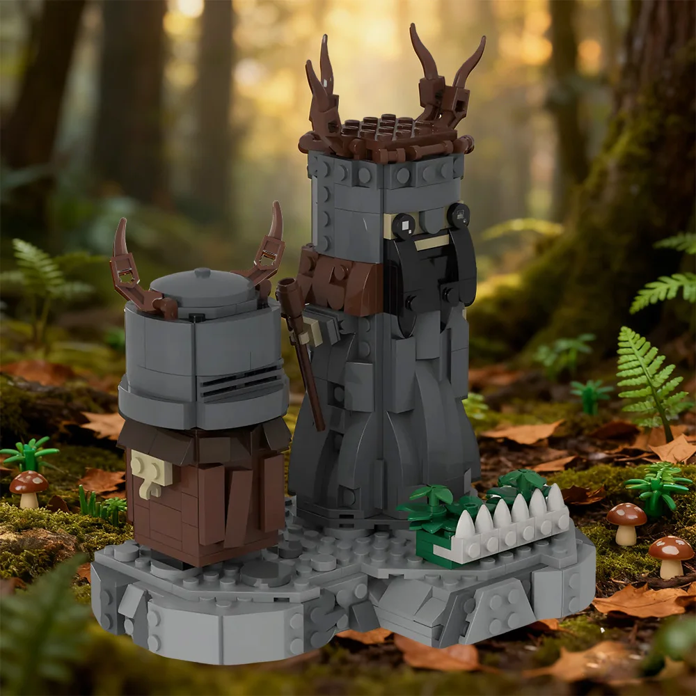 

MP-Knights of Ni Building Blocks Ni Scene with Shrubbery Quest Monty Python Collector Model Kit for Adults