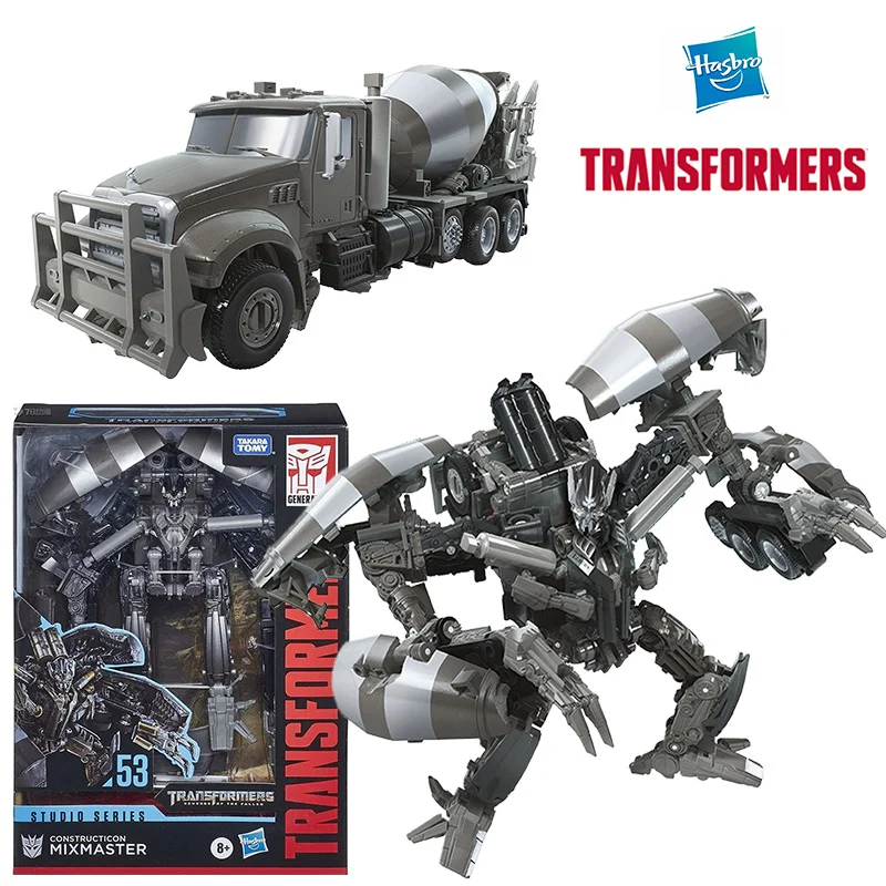 Hasbro Trasnformers Studio Series SS53 Constructicon Mixmaster Voyager Class Original Actionfigur Modell Spielzeug Geschenkkollektion