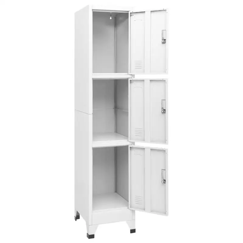 

Locker Cabinet with 3 Compartments 15"x17.7"x70.9"