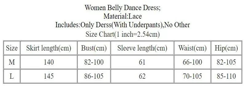 NIEUWE Vrouwen Buikdans Kostuum Oosterse Danskleding voor Vrouwen Buikdans Kleding Stage Performance Jurk M, L
