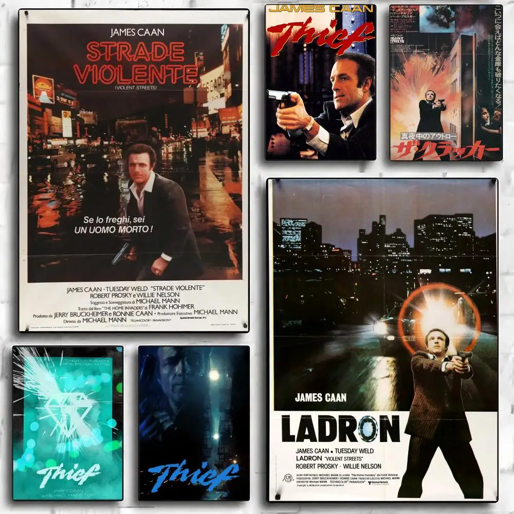 classic movie T-Thief 1981-F Painting Calligraphy Nature Inspired Artwork for Living Room  Home Decoration