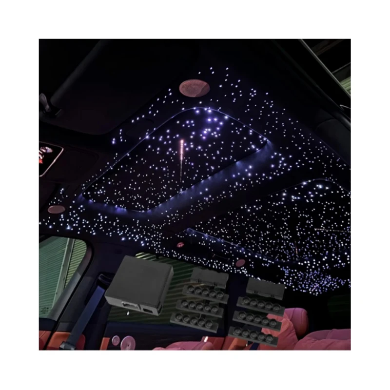

Wholesale Price Mini Host Romantic Fiber Optic Starry Sky Light Kit App-Controlled Color-Changing Light Auto Interior Lighting
