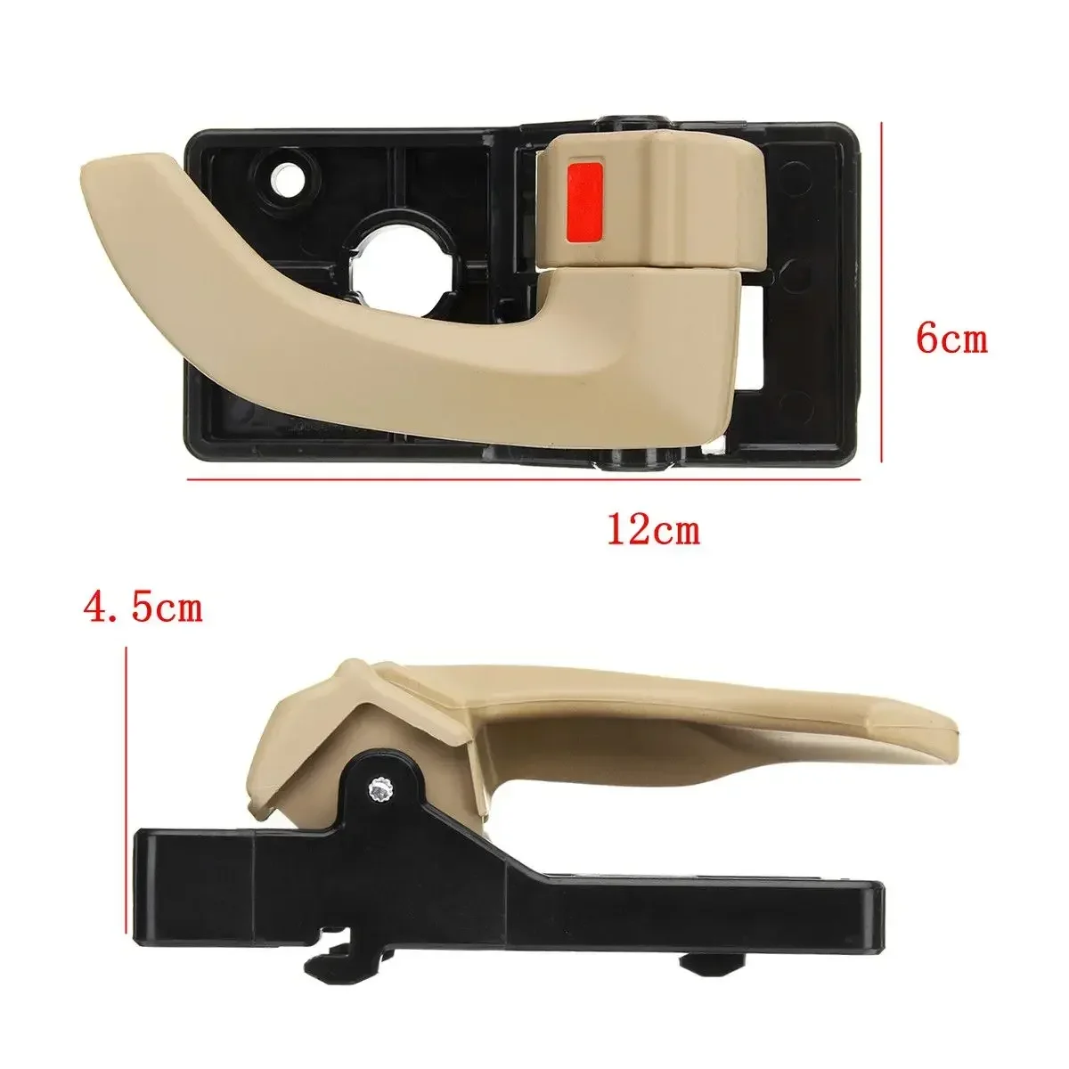 

4pcs Car Inner Door knob Interior Door Handle Inside For Hyundai Tucson 2005 2006 2007 2008 2009