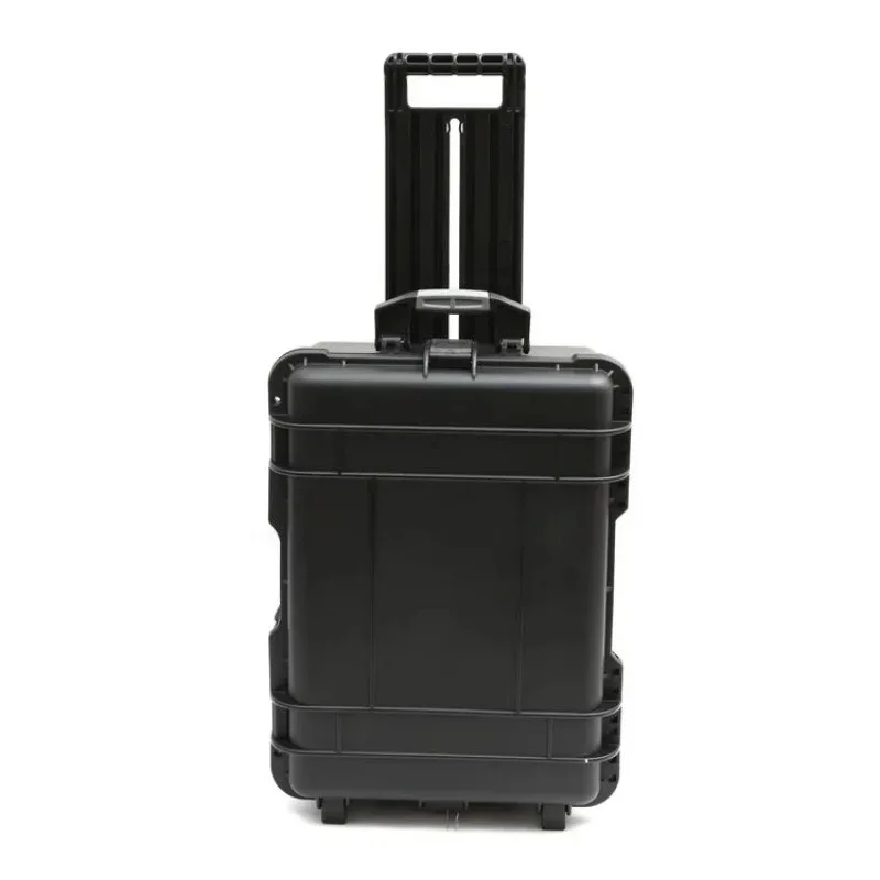D6125 IP67 Stackable Hard Tool Case With Wheels, Plastic Durable Carrying Box, Exhaust Valve Design, Pre‑cut Foam Inside