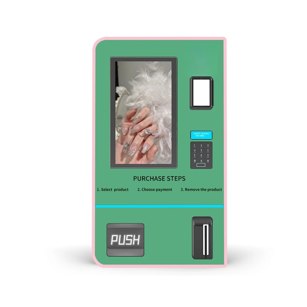 

Table Top Smart Beauty Vending Machine Qr Code Payment Nail Polisher Nail Art Vending Machine for Shopping Mall