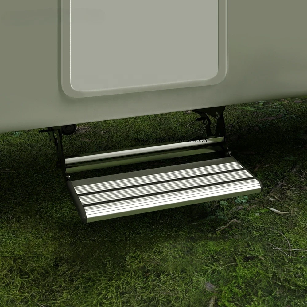 

MOBORV RV Step Motorhome Recreational Vehicle Motorized Aluminum Anti-Slip 12V Waterproof 200KG Load Capacity Automatic Control