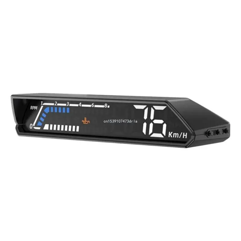 

Head-Up Display Car Electronic Speed ClockGauge Driving Speedometer Alarm System Dropship