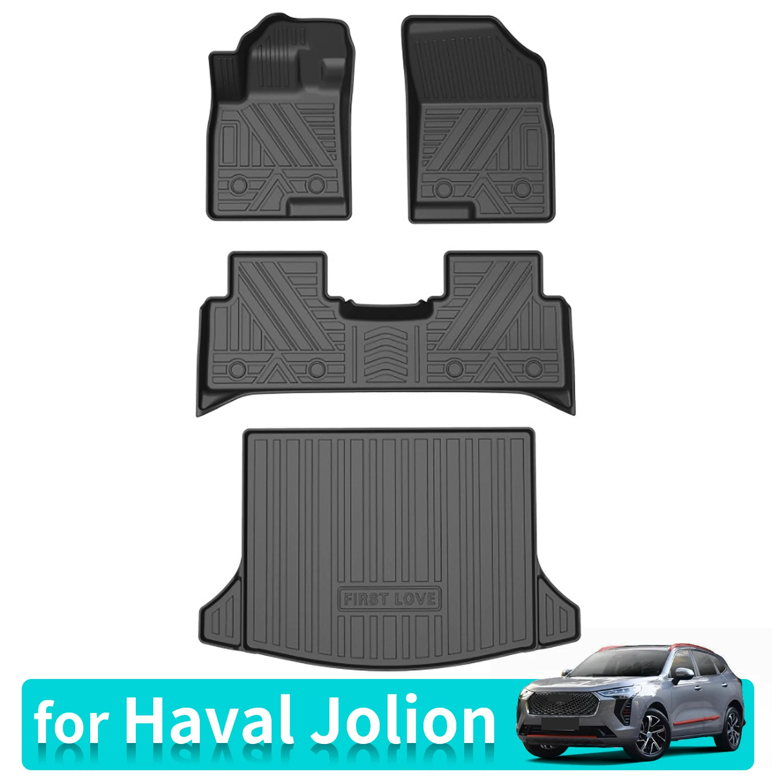 

Trunk Backrest Pad TPE for Haval Jolion 2021-2023 Car Floor Mats