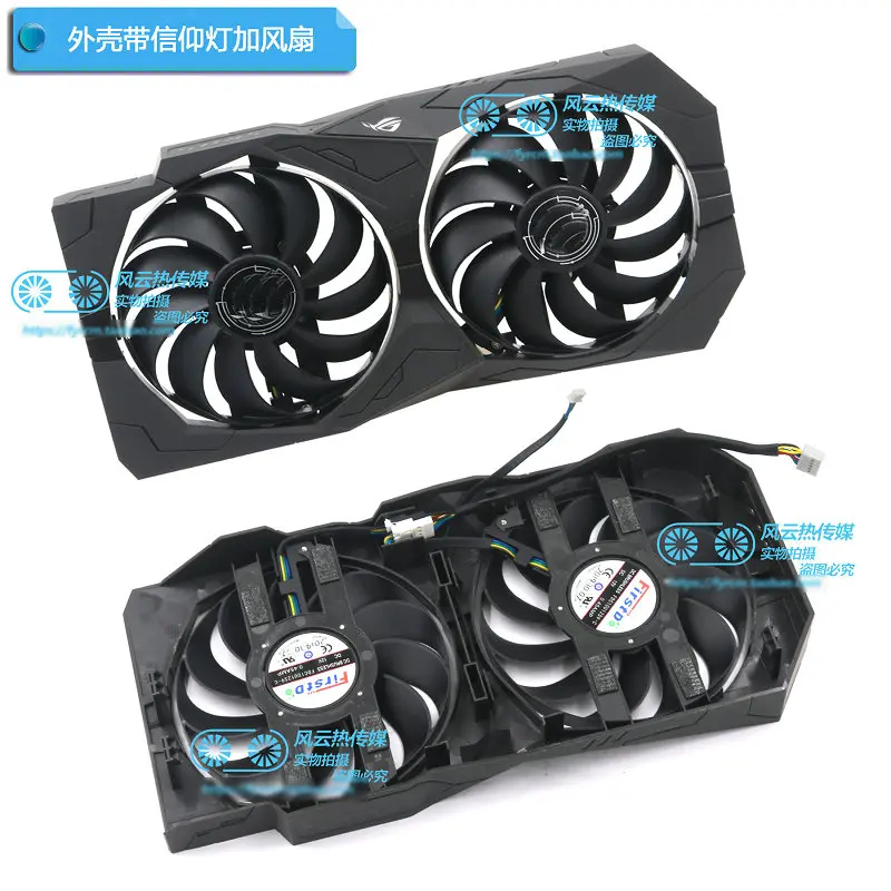 New Original for ASUS ROG STRIX GTX1650S GTX1660S Graphics Video Card Cooling fan FDC10U12S9-C