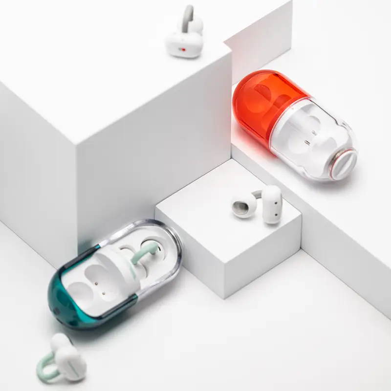 سماعات أذن مفتوحة MOONDROP PILL OWS بلوتوث 6.0 سماعات أذن معلقة IPX4 مشبك أذن مفتوح سماعات لاسلكية مدمج بها ذكاء اصطناعي ENC Pill - 6