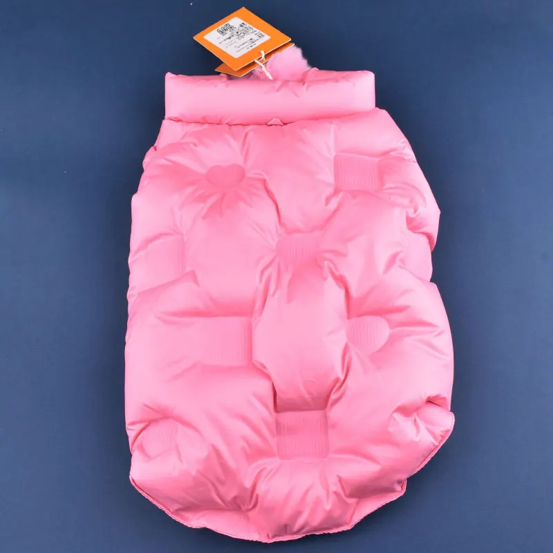 Pet Dog Down Jacket Winter New Thickened Down Vest Warm Pet Cat Coat Sleeveless Down Dog Vest Schnauzer Bichon Small Dog Clothes