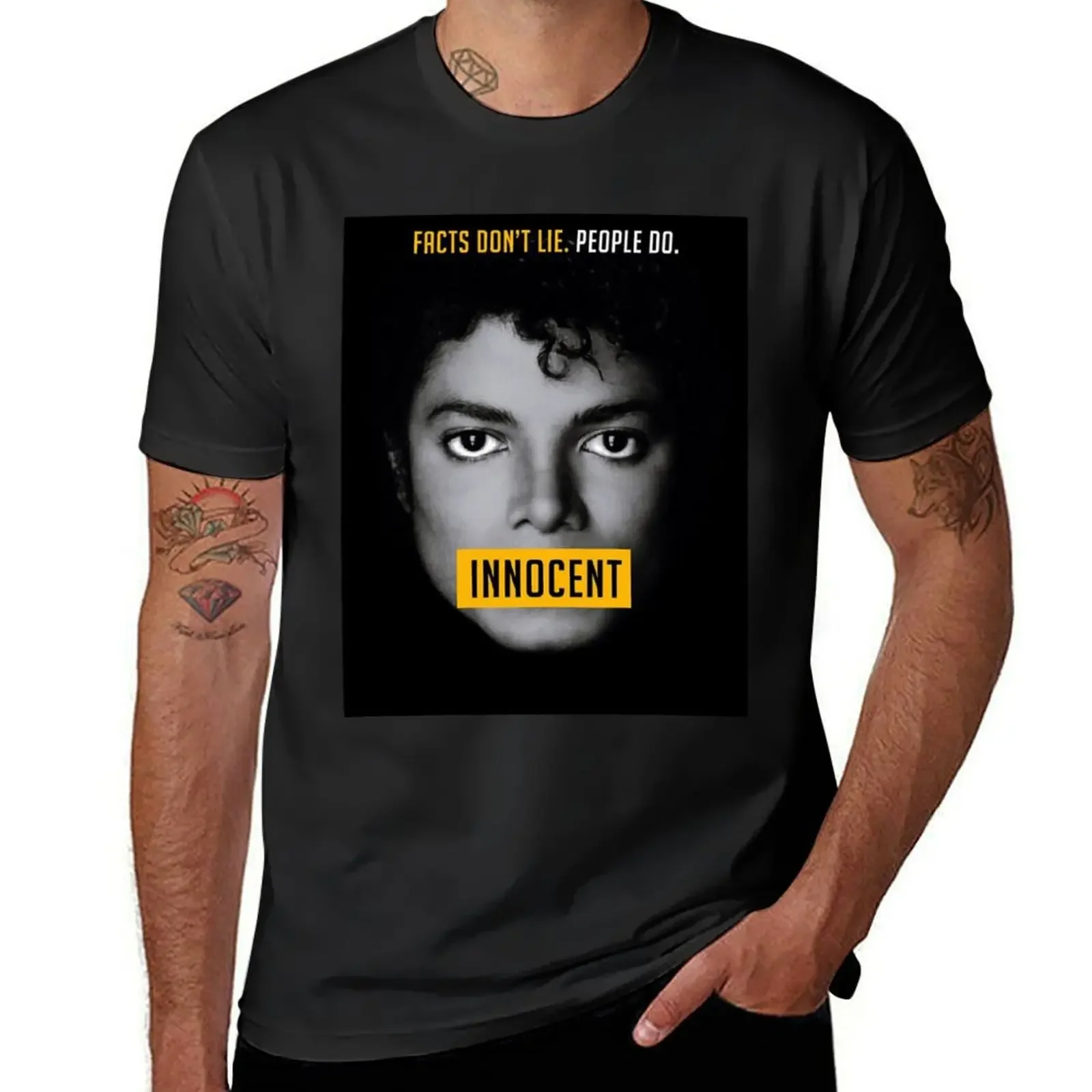 MJ INNOCENT T-Shirt shirts graphic sports fans graphics anime tshirt Men's t-shirt