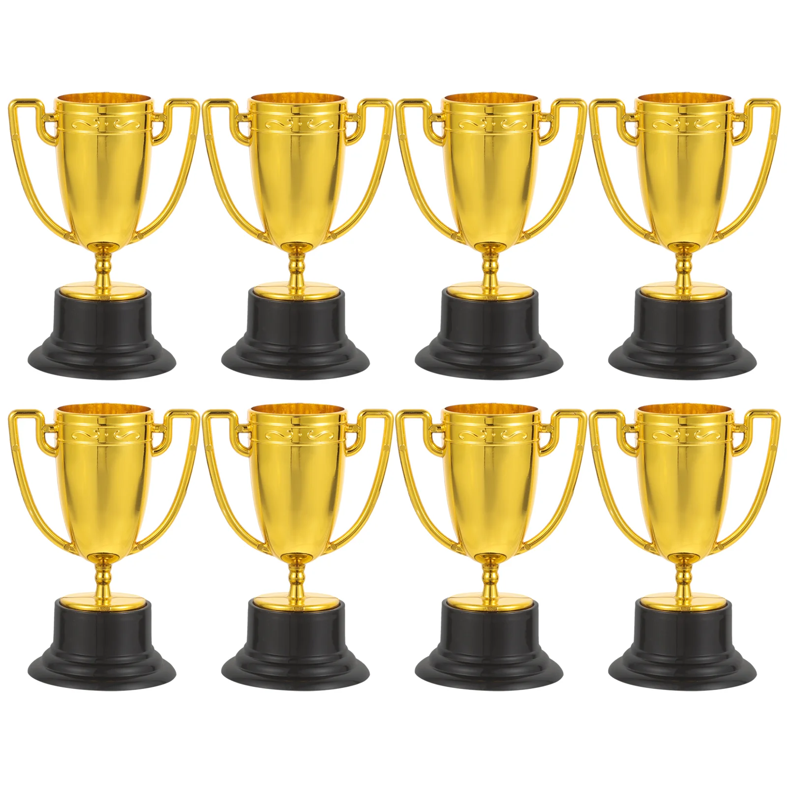 8 Pcs Mini Trophy Trophies Toy Baseball Funny for Adults Plastic Decor Kids Children Small Toys