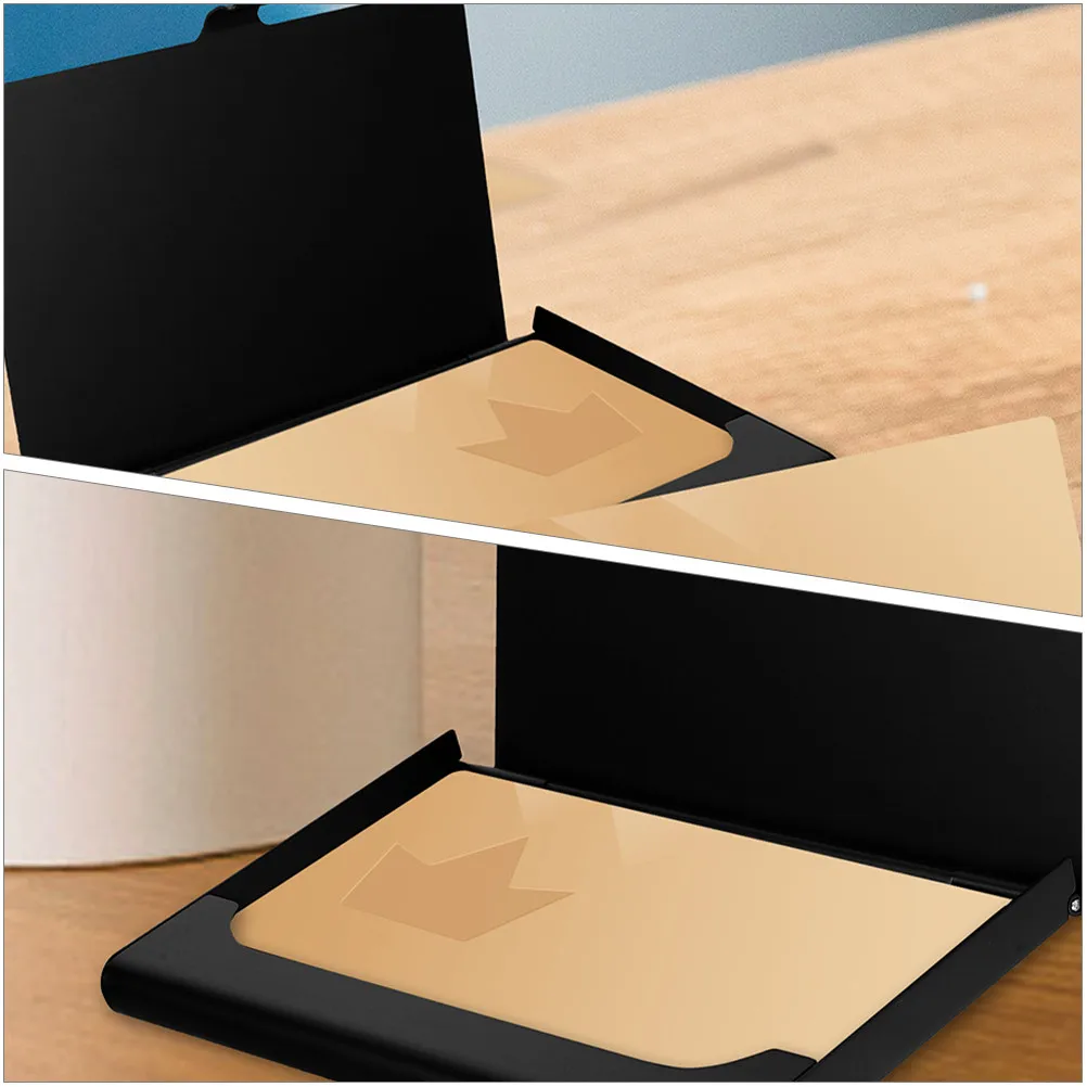 

2Pcs Sublimation Metal Business Card Box Heat Transfer Case DIY Blank Name Card Holder Compact Lightweight for Teachers Nurses