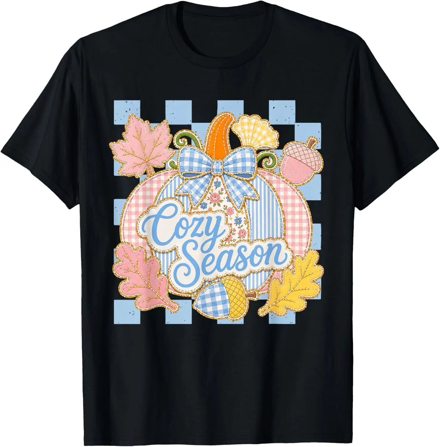 , Happy Thanksgiving T-Shirt 100% Cotton Trendy Y2K Short-Sleeve Tee – Soft, Quick-Drying, & Moisture-Wicking; Ideal Sports