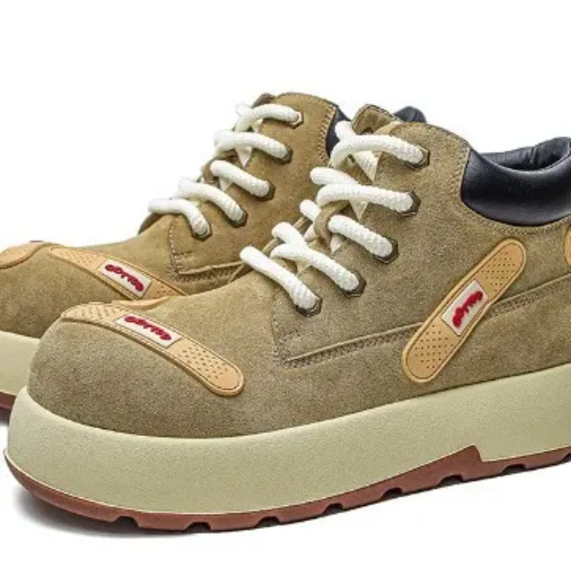 

2025 New Men's and Women's Low-cut Casual Shoes, High-street Couples with Thick Soles and Lace-up Casual Shoes, Women's Shoes